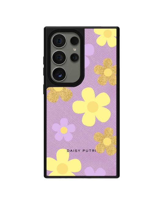 Android Leather Grip Case - Daisy Twinkle