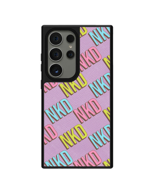 Android Leather Grip - CUSTOM MONOGRAM 3.0 Diagonal Initial 3.0