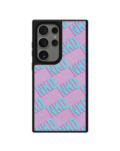 Android Leather Grip - CUSTOM MONOGRAM 3.0 Diagonal Initial 4.0