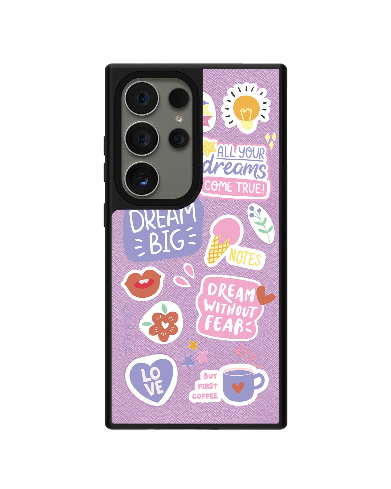 Android Leather Grip Case - Dream Sticker Pack