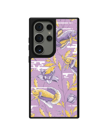 Android Leather Grip - Fish & Floral 5.0