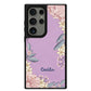 Android Leather Grip Case - Pink Florals