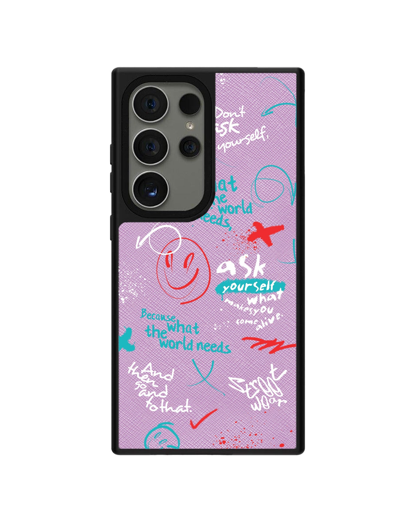 Android Leather Grip Case - Graffiti 2.0