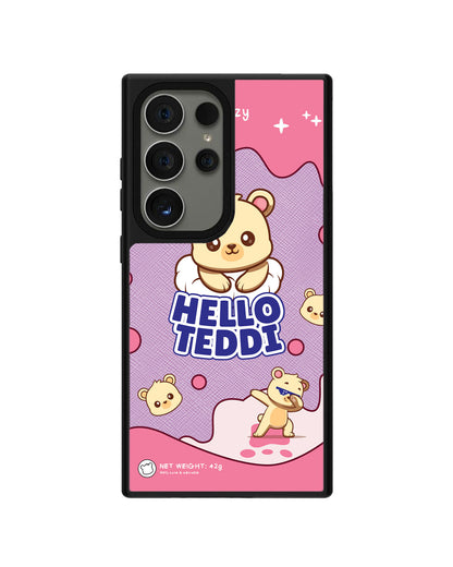 Android Leather Grip - Hello Teddy 2.0