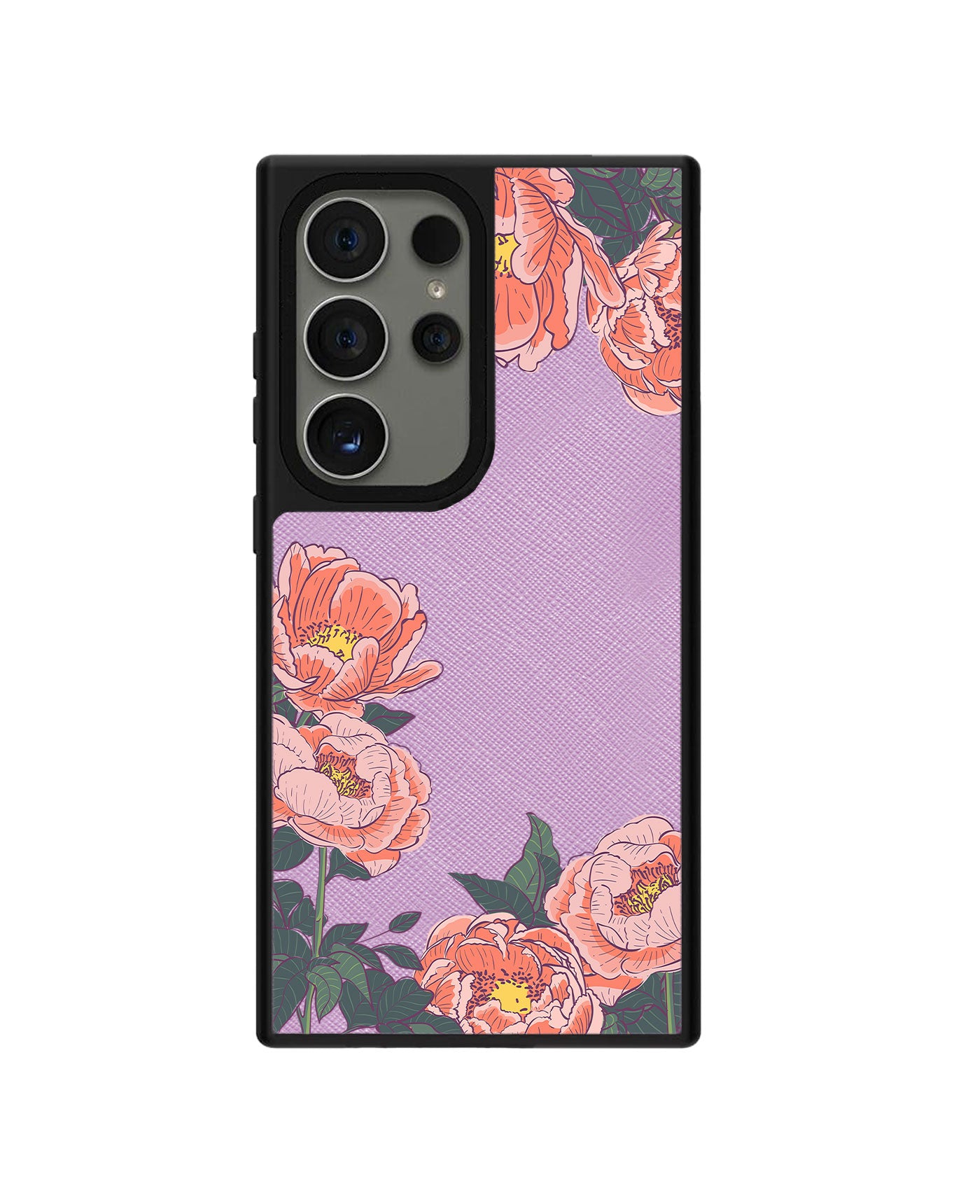 Android Leather Grip Case - Carnation 2.0