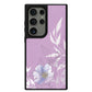 Android Leather Grip Case - Purple Lily