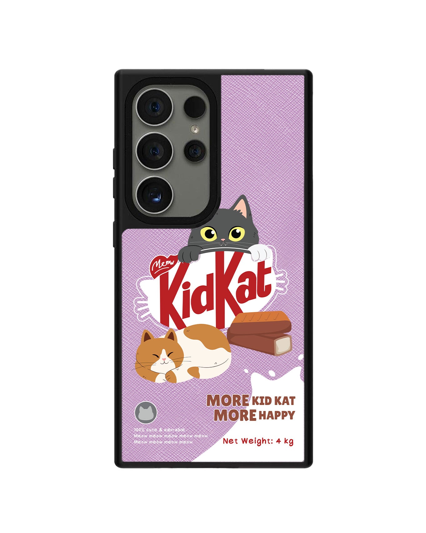 Android Leather Grip Case - Kidkat