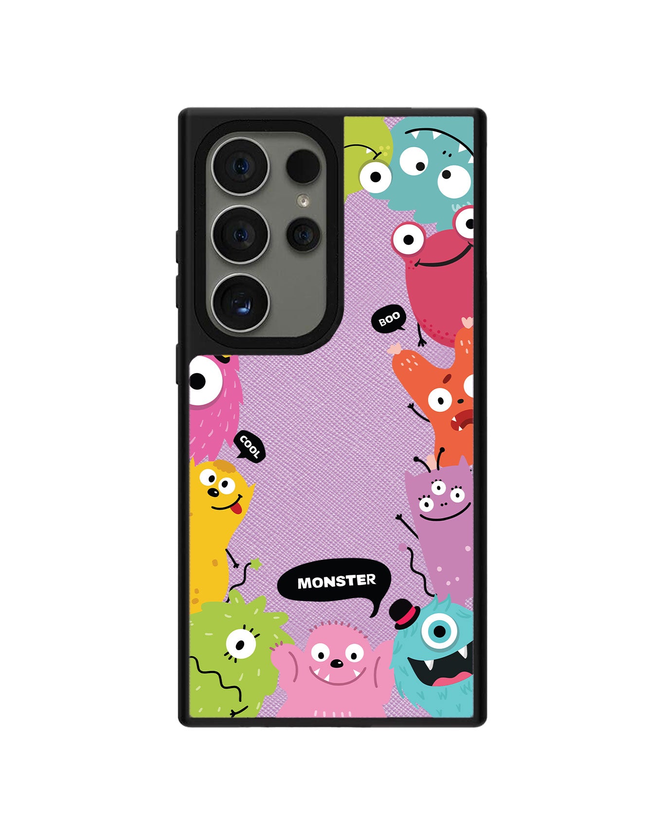 Android Leather Grip Case - Little Monster