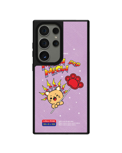 Android Leather Grip - Meow Pop 2.0