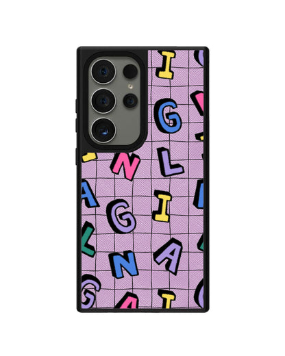 Android Leather Grip - CUSTOM MONOGRAM 3.0 Playful 2.0