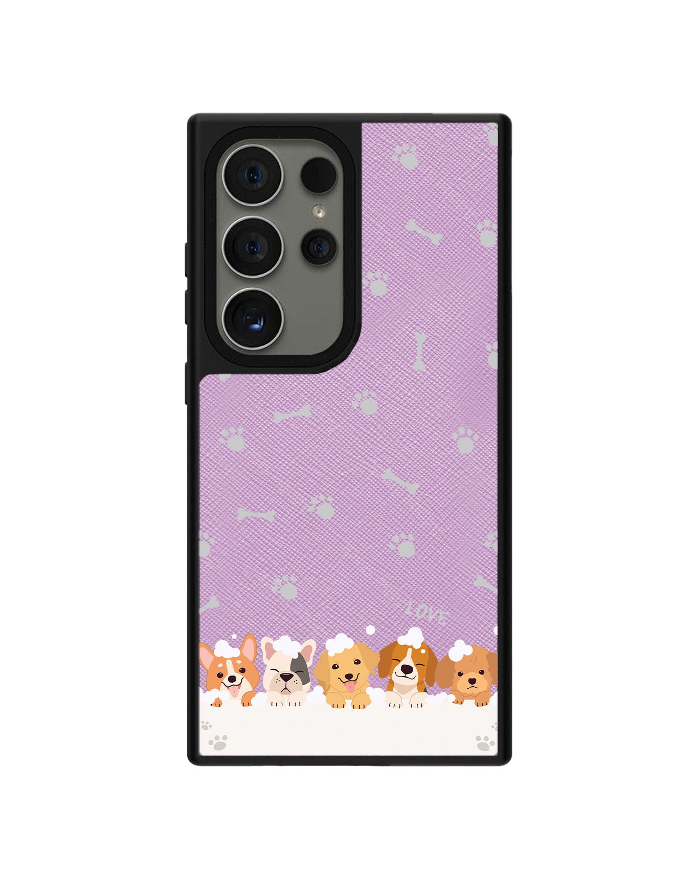 Android Leather Grip Case - Ruff Family 2.0