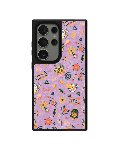 Android Leather Grip - Wild & Free