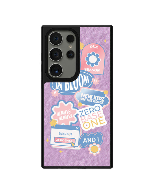 Android Leather Grip Case - Zerobaseone Song Sticker Pack