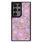 Android Leather Grip Case - Cosmos Flower