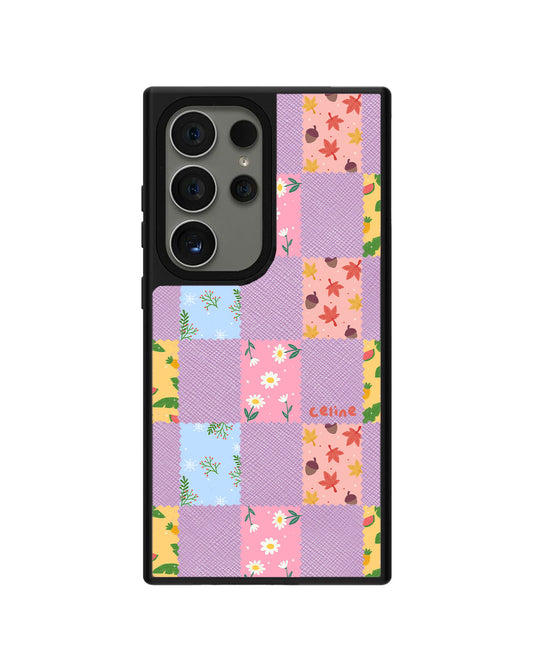 Android Leather Grip Case - Four Seasons Stamps