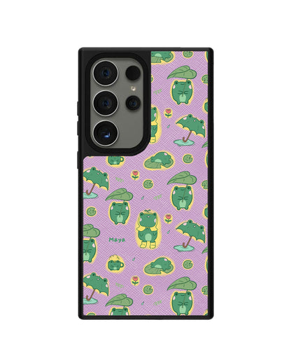 Android Leather Grip - Happy Rain
