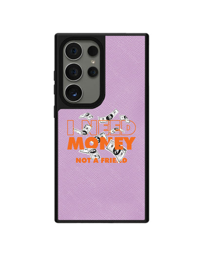 Android Leather Grip - Money Better Than Friends