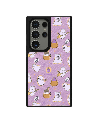 Android Leather Grip - Spooky Cat