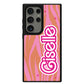 Android Leather Grip Case - Barbie Zebra Pattern