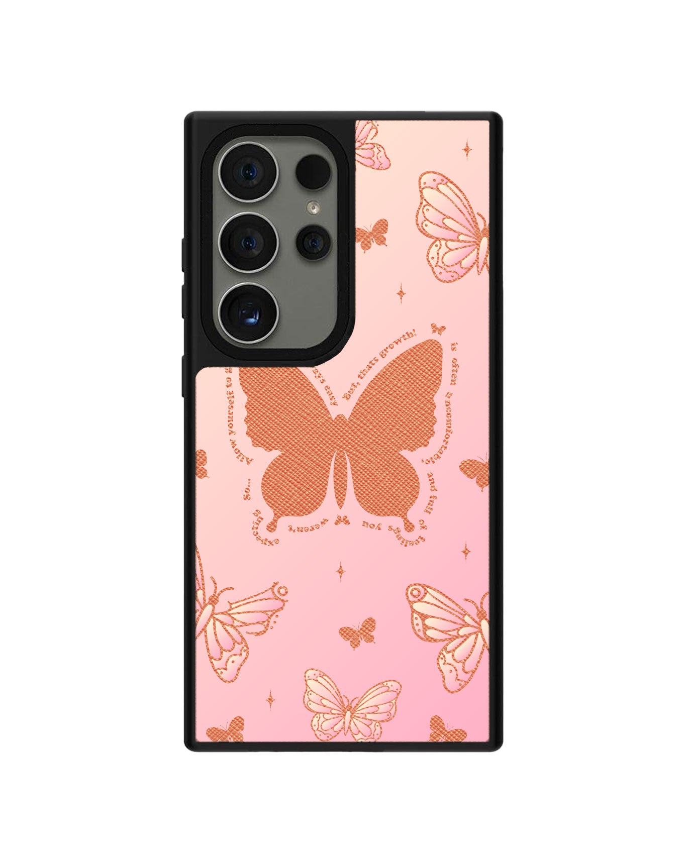 Android Leather Grip Case - Butterfly Effect 1.0