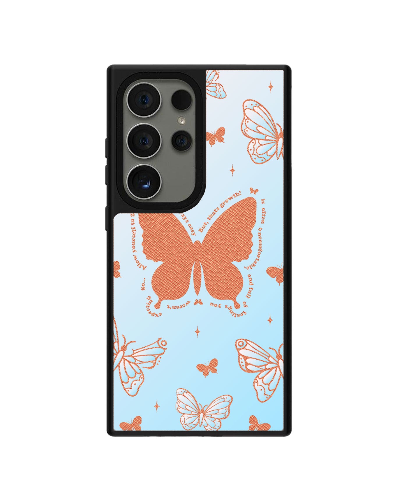 Android Leather Grip Case - Butterfly Effect 3.0