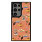 Android Leather Grip Case - Cooking Cat