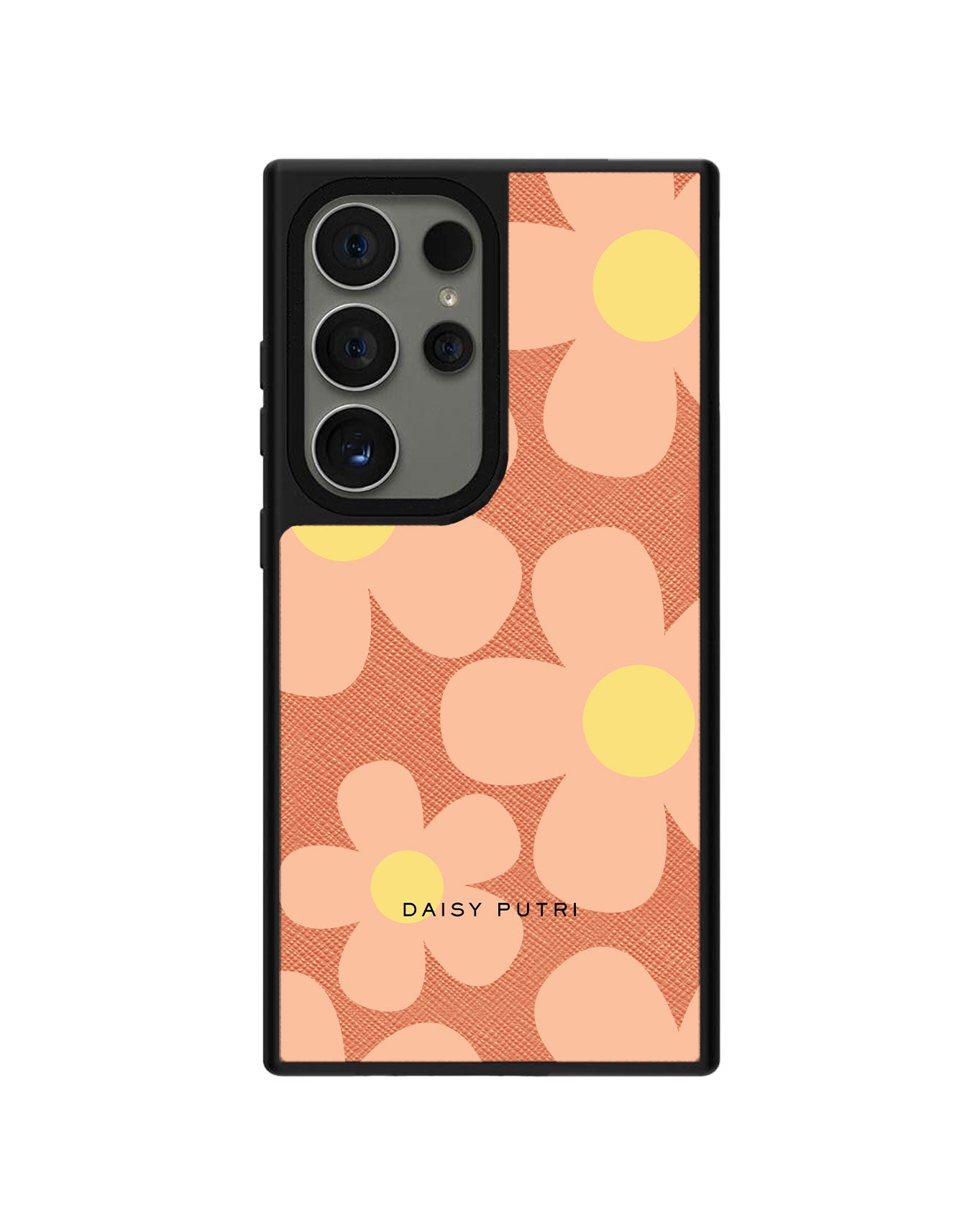 Android Leather Grip Case - Daisy Love