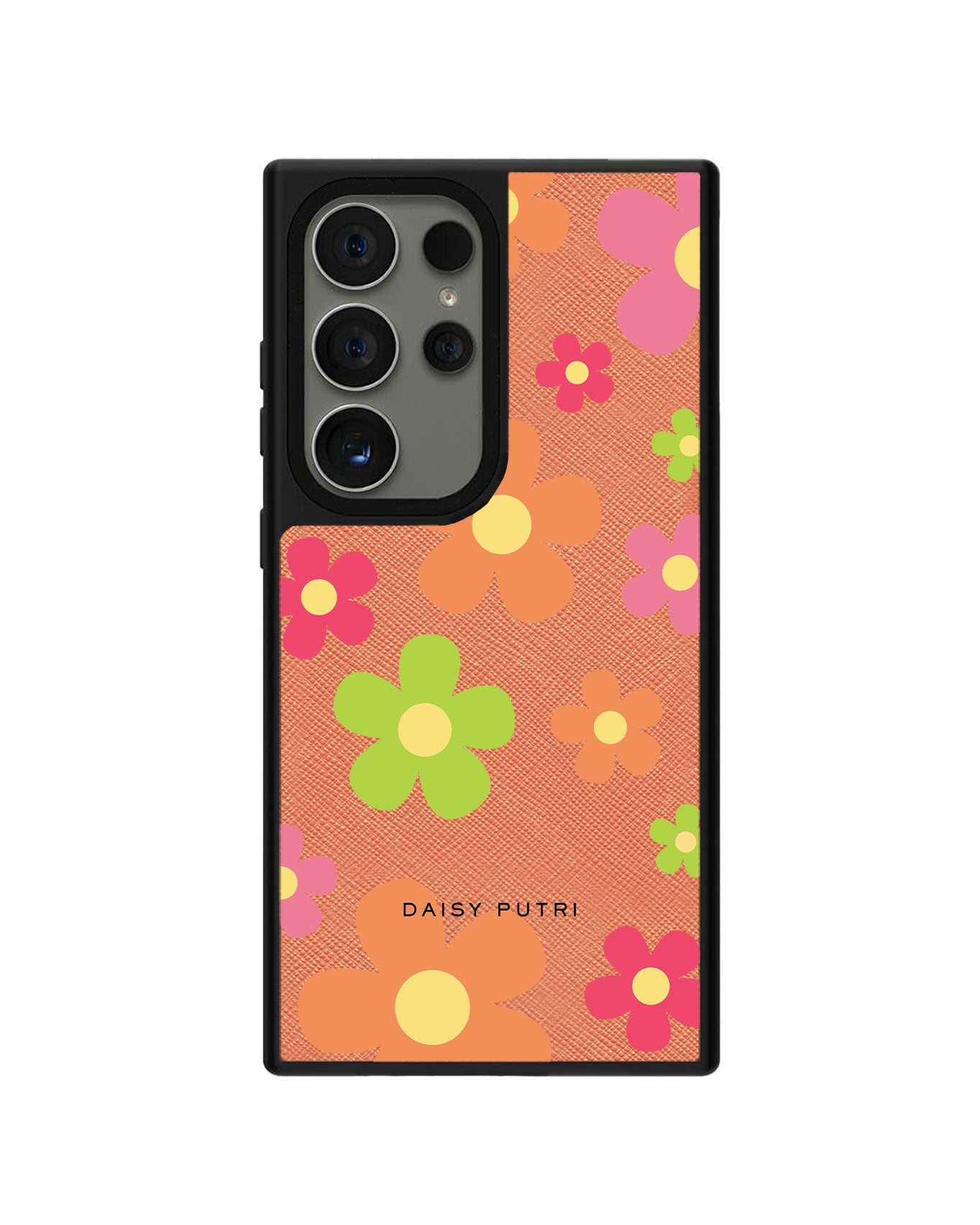 Android Leather Grip Case - Daisy Sunshine 2.0