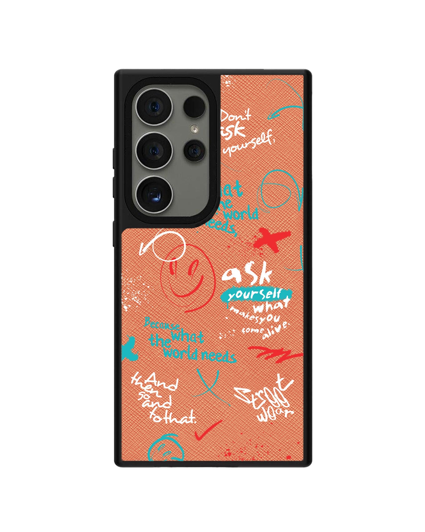 Android Leather Grip Case - Graffiti 2.0