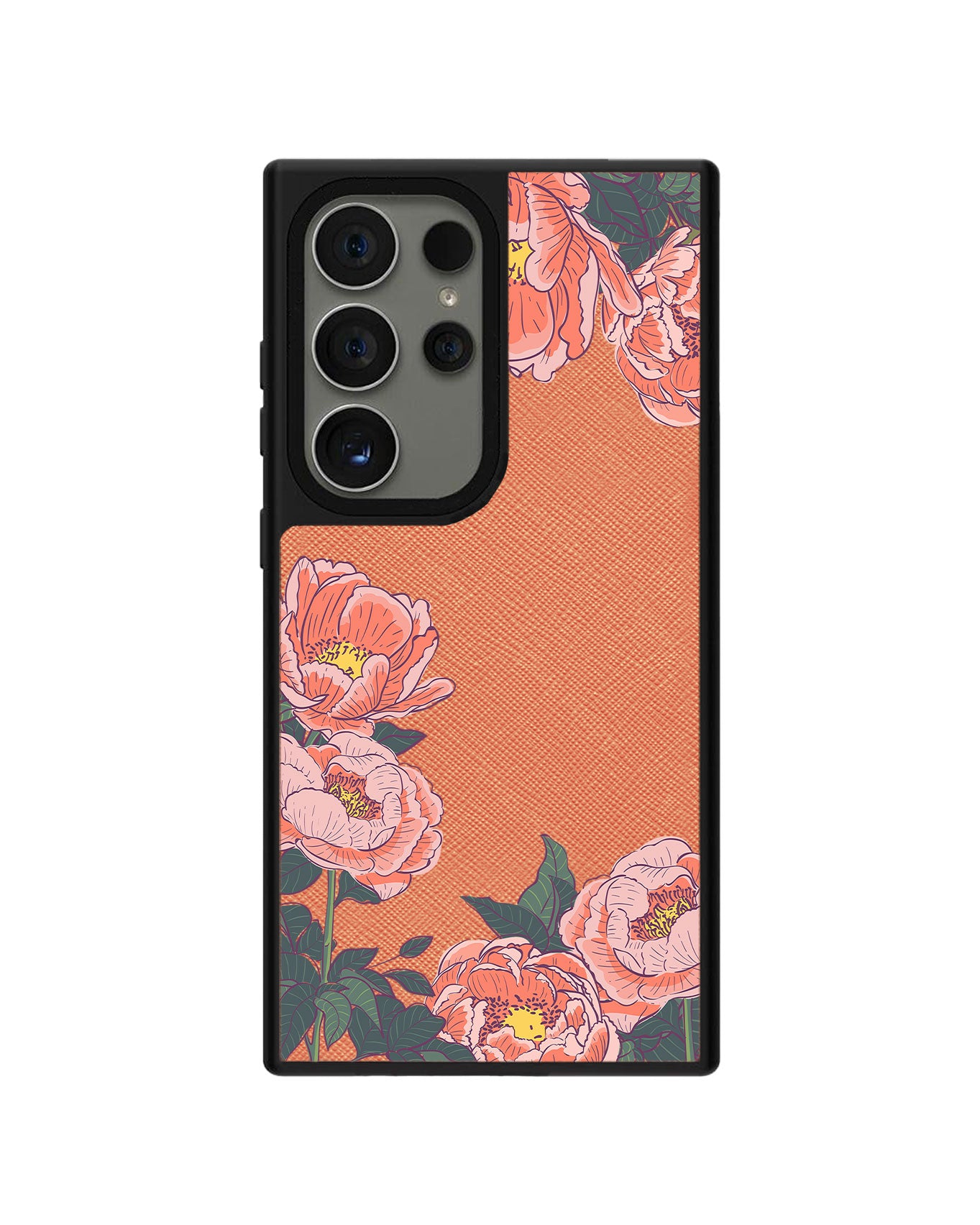 Android Leather Grip Case - Carnation 2.0