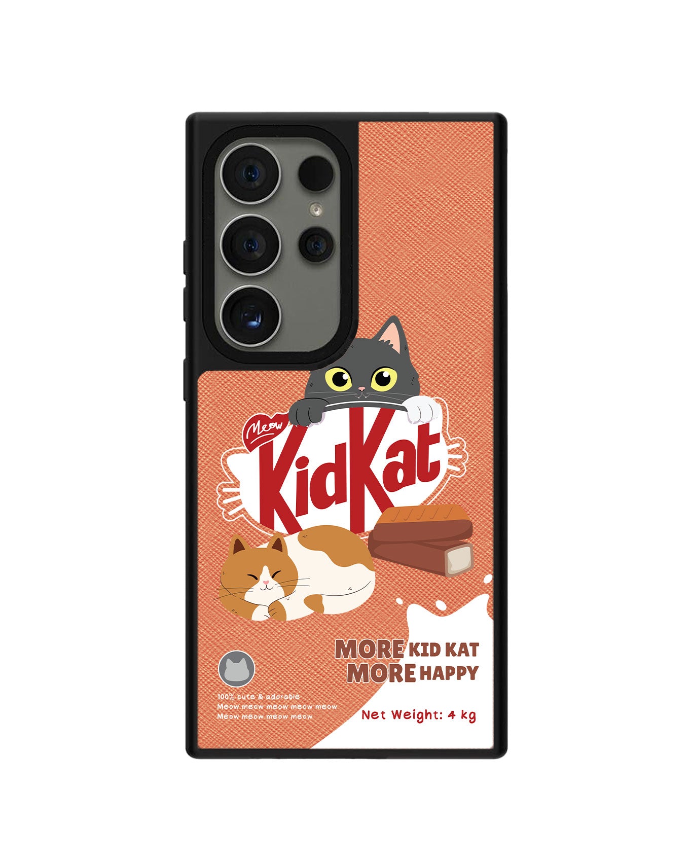 Android Leather Grip Case - Kidkat