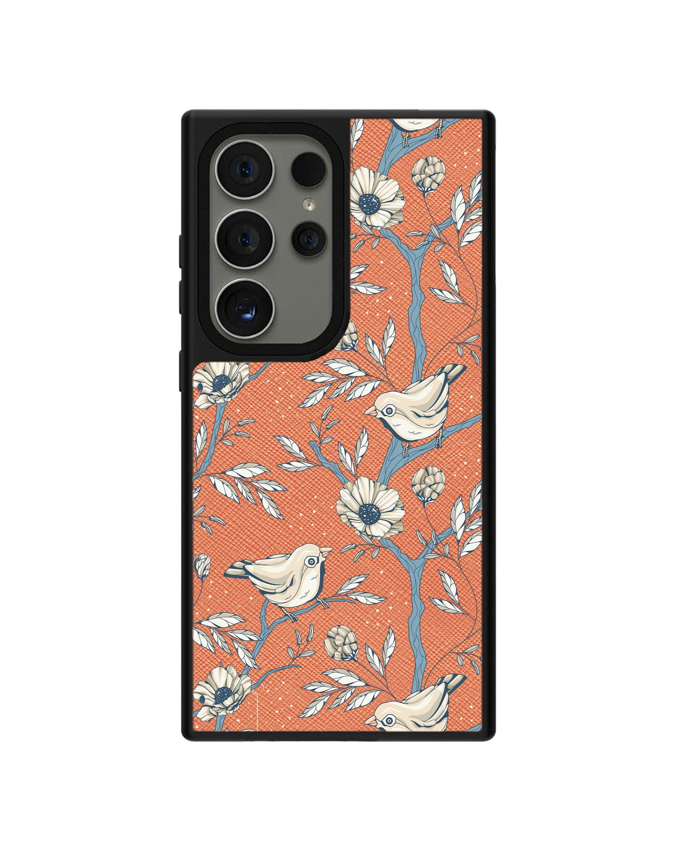 Android Leather Grip Case - Lovebird 9.0