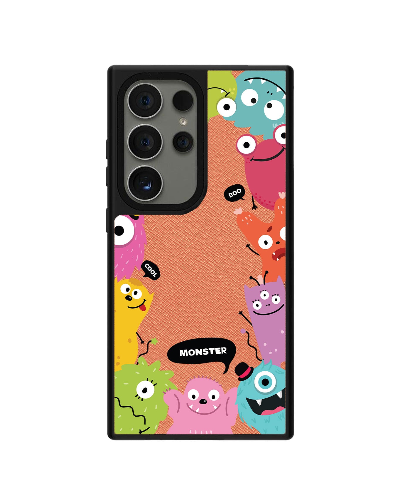 Android Leather Grip Case - Little Monster