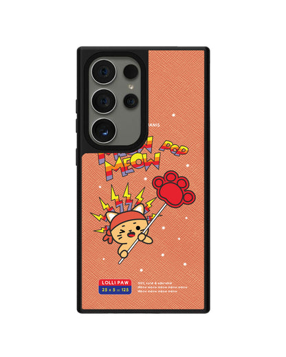 Android Leather Grip - Meow Pop 1.0
