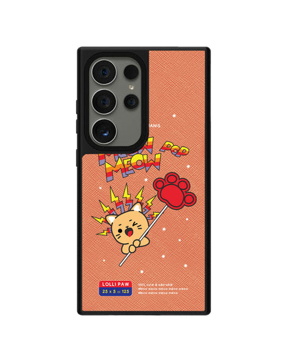 Android Leather Grip - Meow Pop 2.0