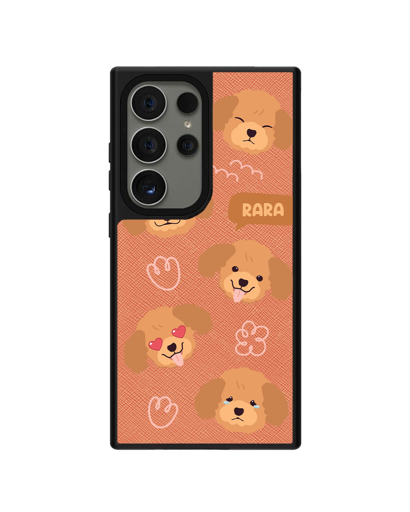 Android Leather Grip Case - Poodle Squad 3.0