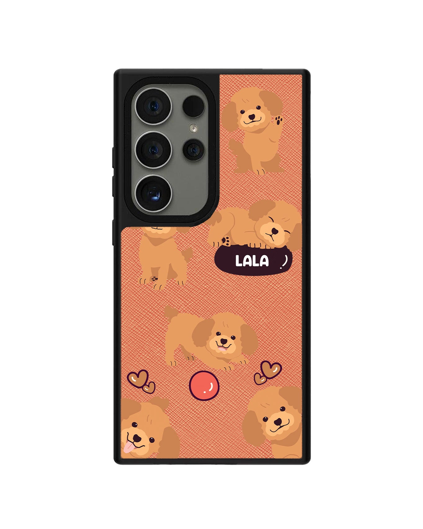 Android Leather Grip Case - Poodle Squad 1.0