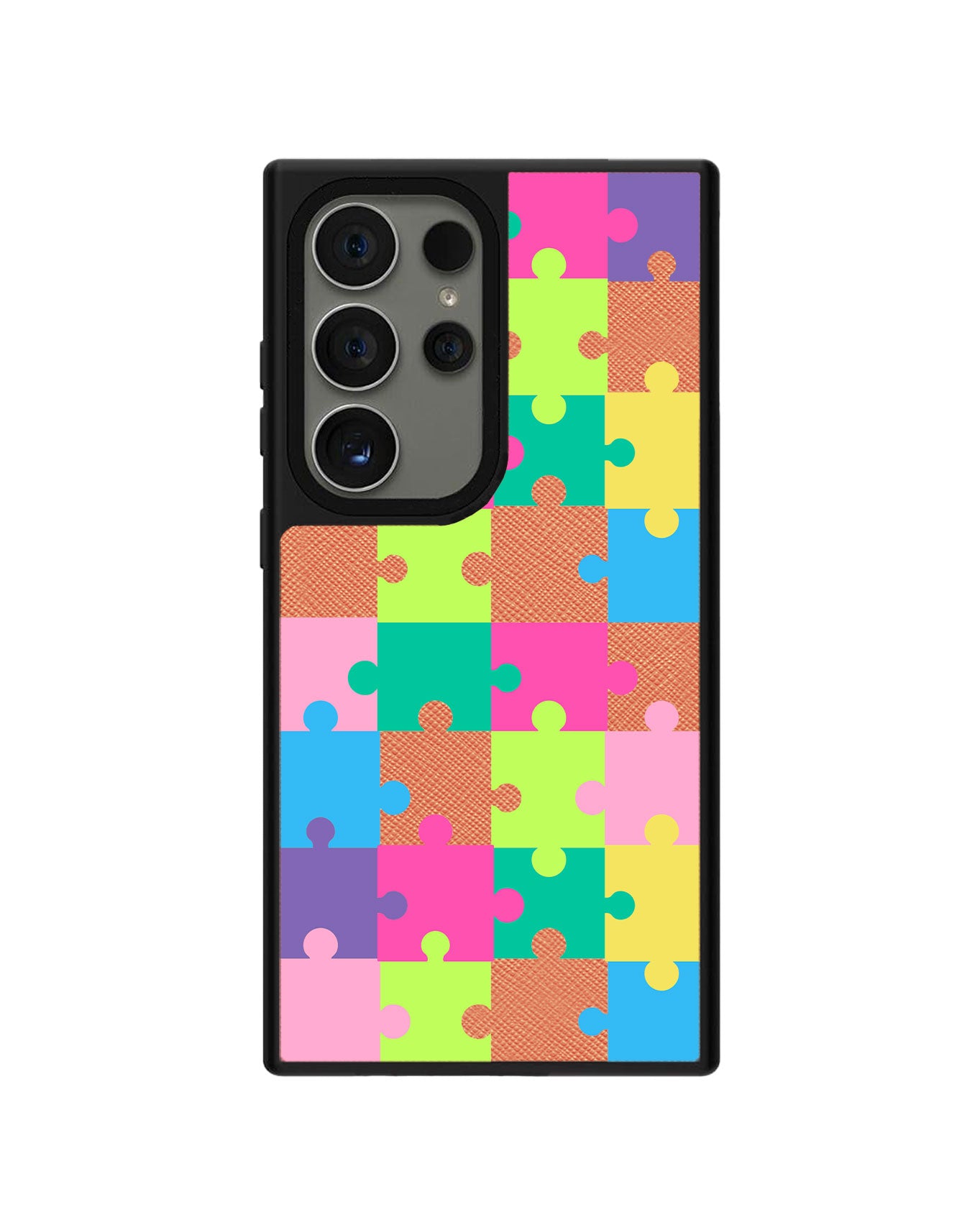 Android Leather Grip Case - Puzzle Piece