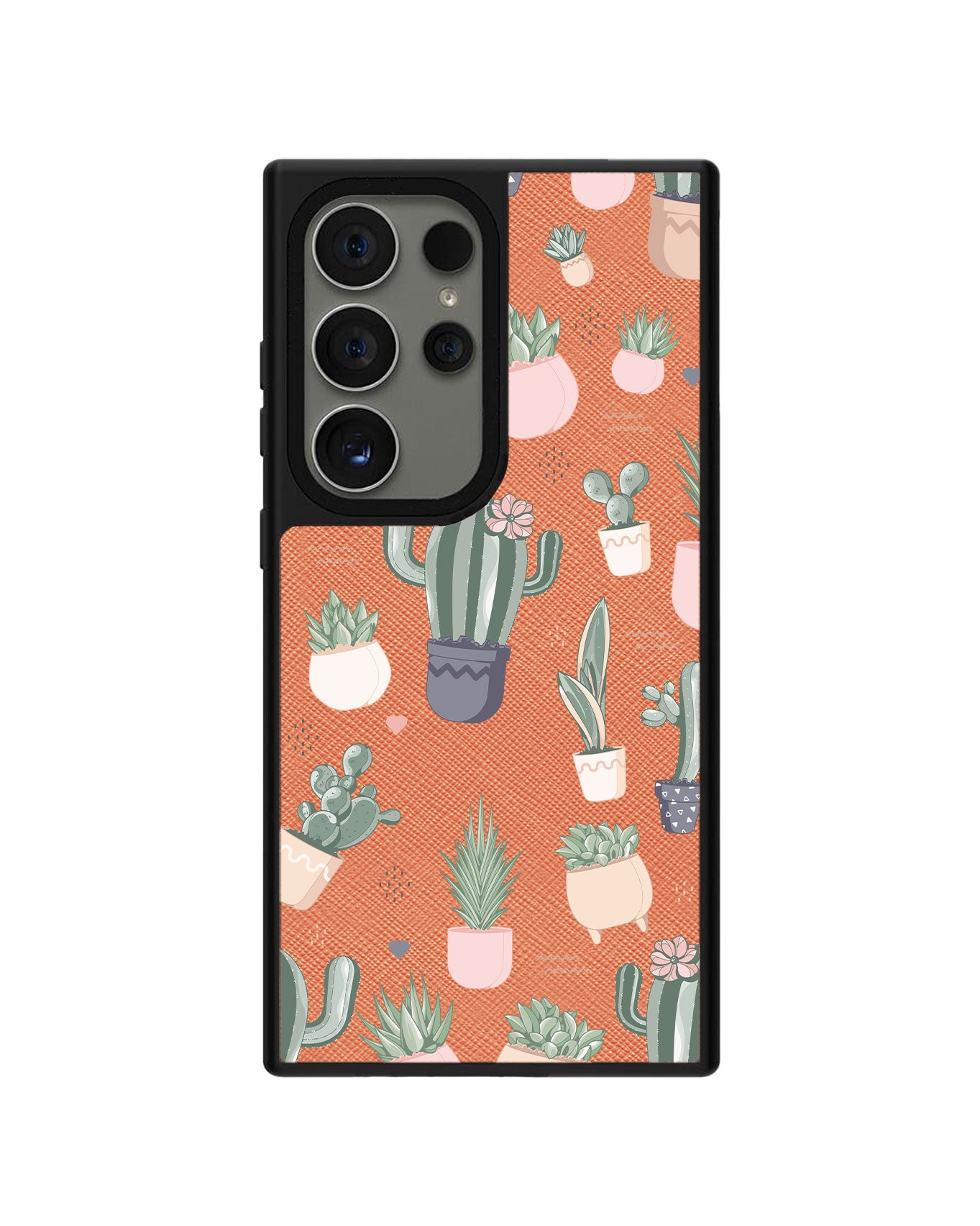 Android Leather Grip Case - Cactus 2.0