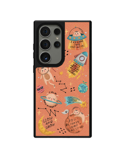 Android Leather Grip - Spaceship