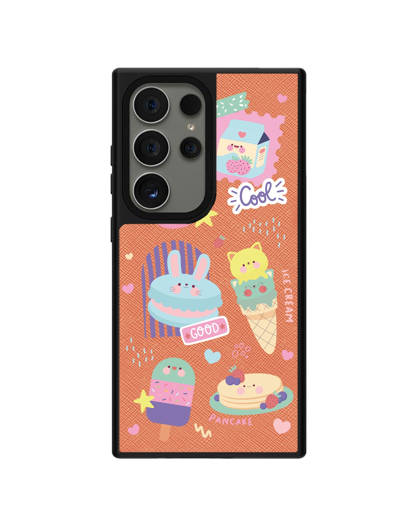 Android Leather Grip Case - Sweet Cafe