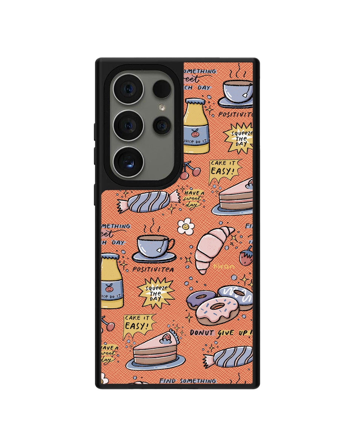 Android Leather Grip Case - Sweets