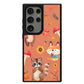 Android Leather Grip Case - Autumn Animals