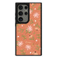 Android Leather Grip Case - Cosmos Flower