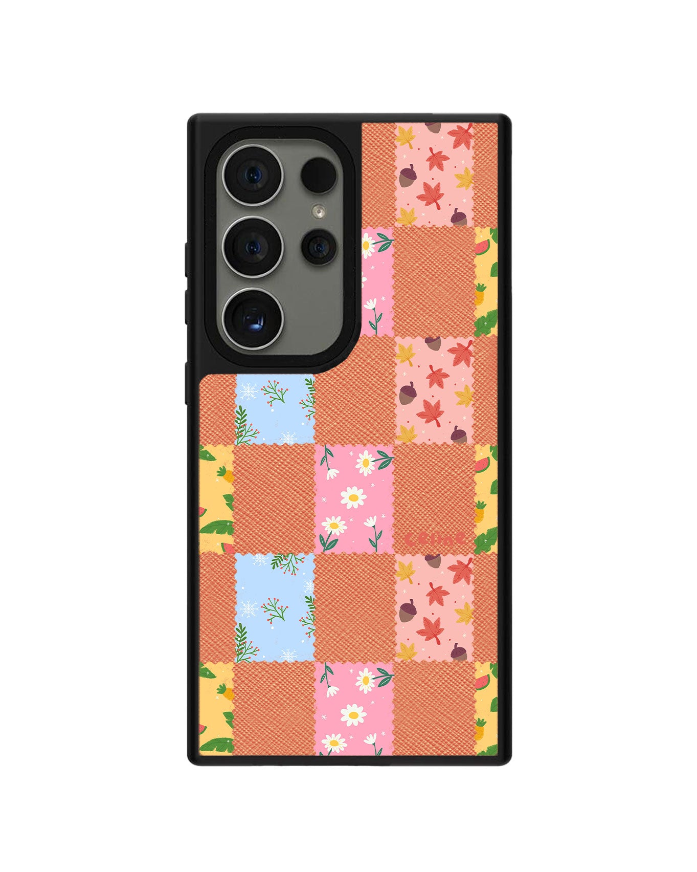 Android Leather Grip Case - Four Seasons Stamps