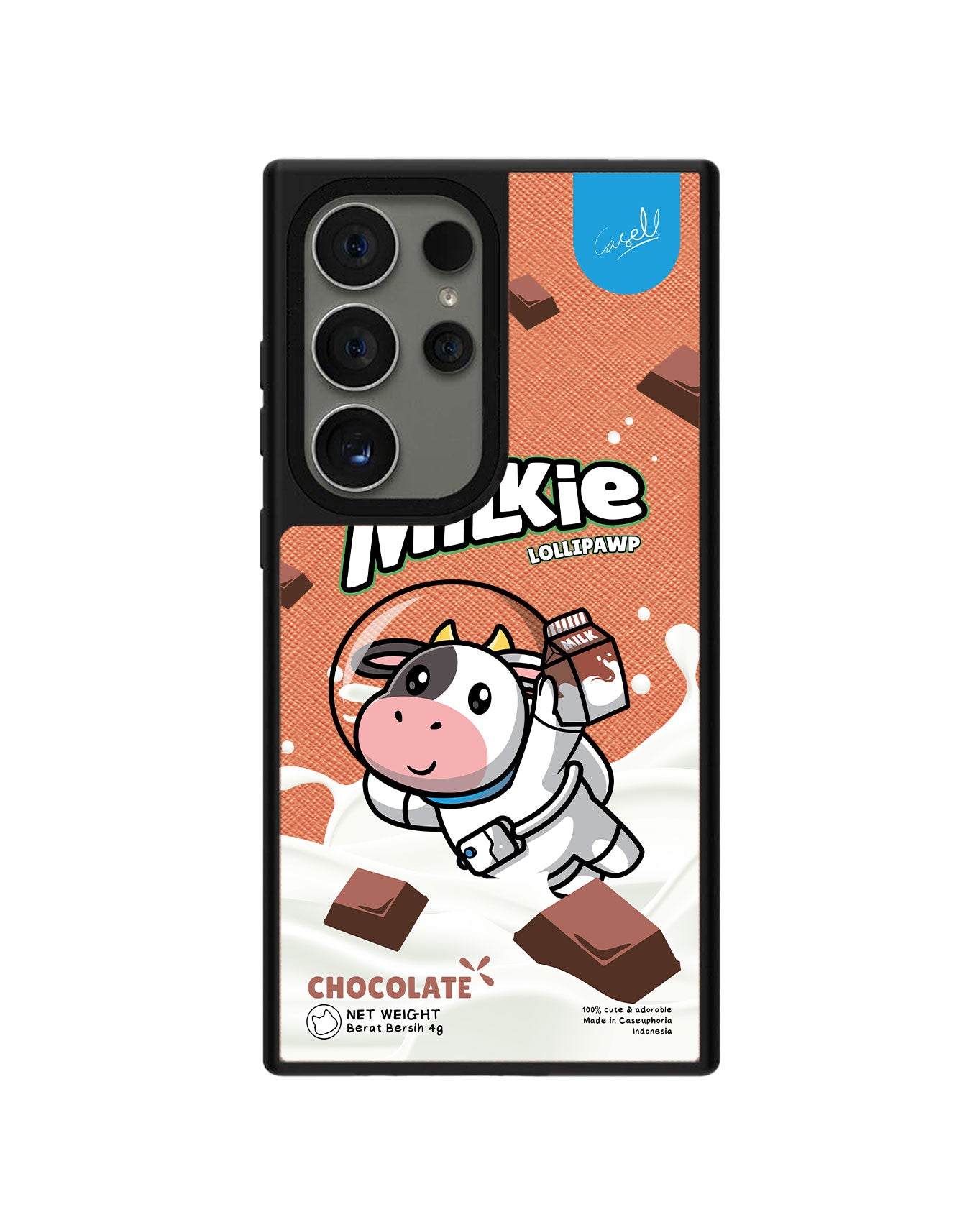 Android Leather Grip Case - Milkie