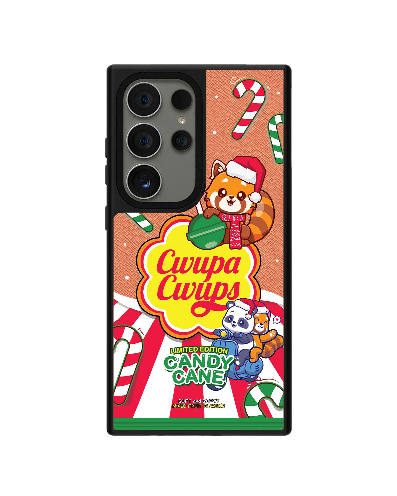 Android Leather Grip Case - Cwupa Cwups Christmas