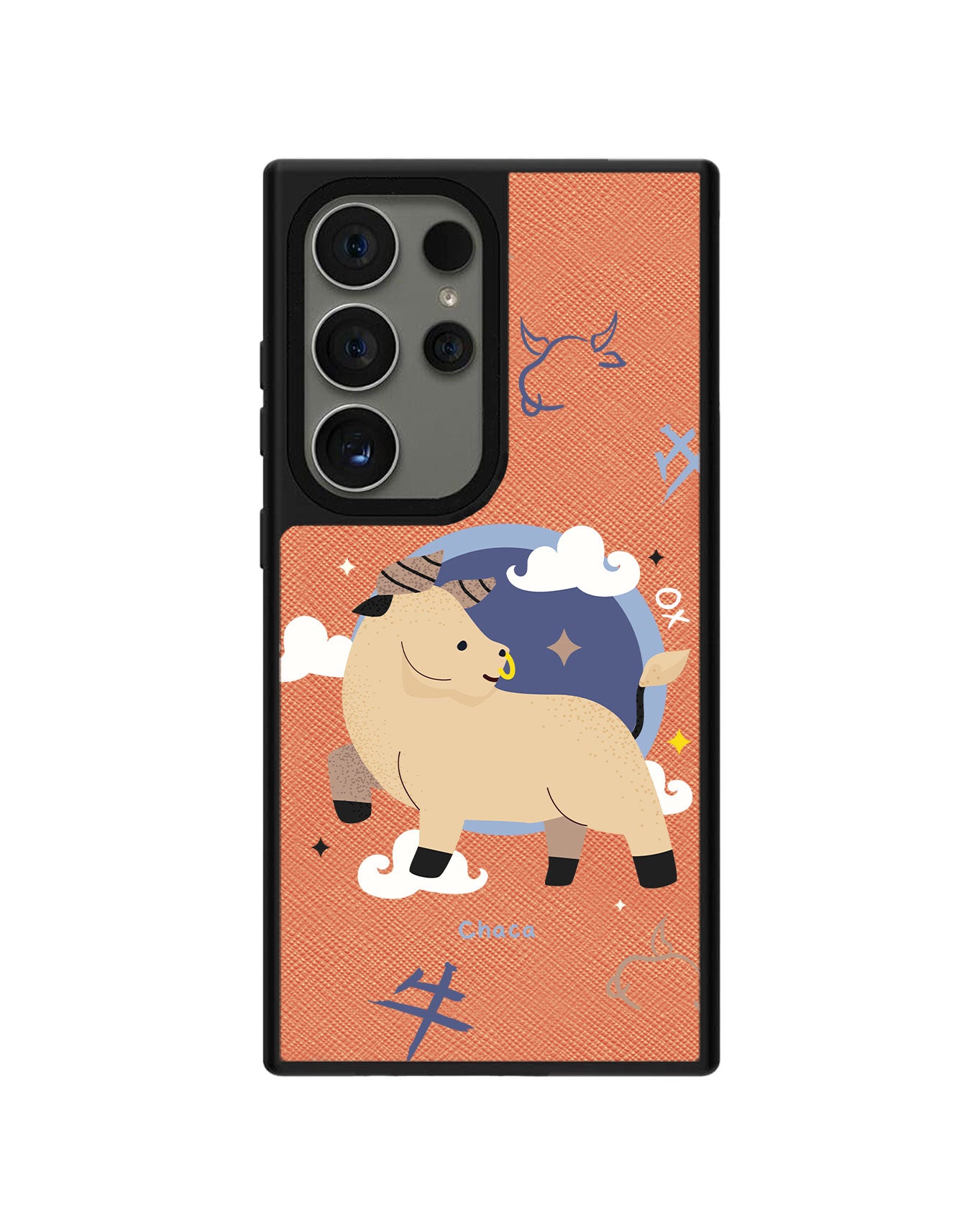 Android Leather Grip Case - Ox (Shio / Chinese Zodiac)