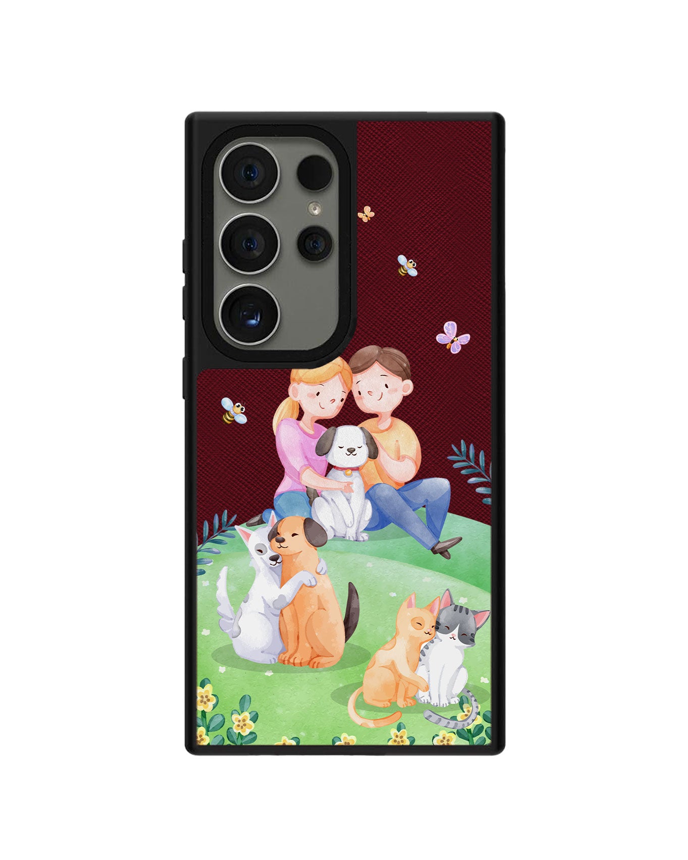 Android Leather Grip Case - Adorable Animals