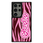 Android Leather Grip Case - Barbie Zebra Pattern